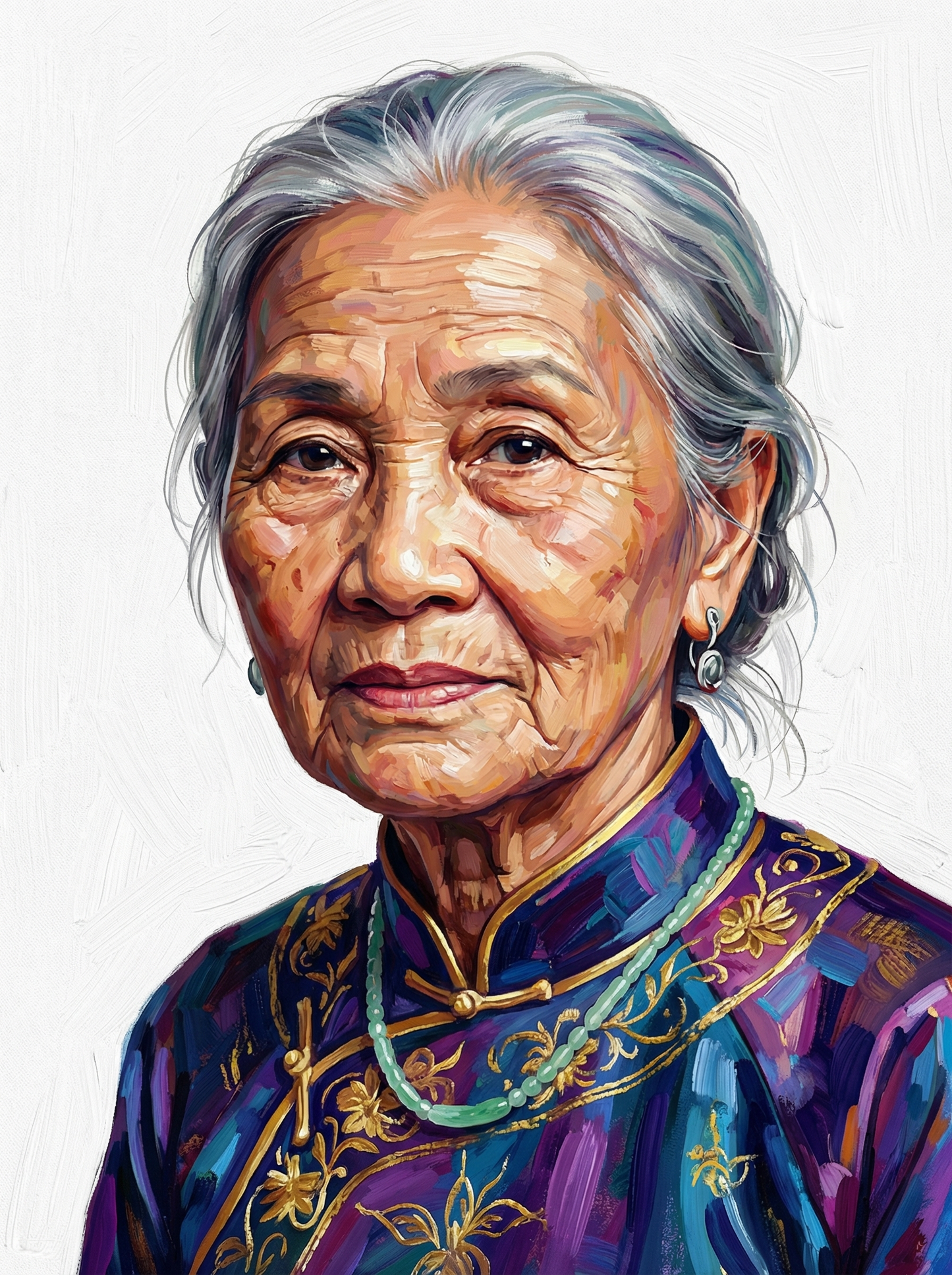 Distinguished Elder Woman (120 Colors)