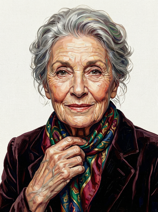 Distinguished Velvet Portrait (120 Colors)