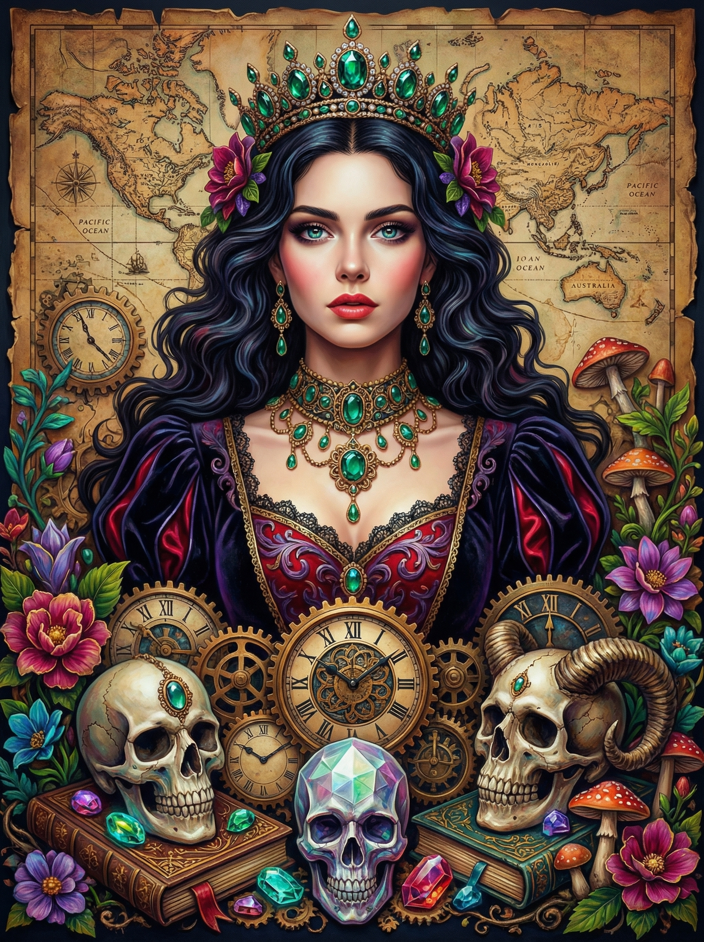 Enchanted Floral Realm (120 Colors)