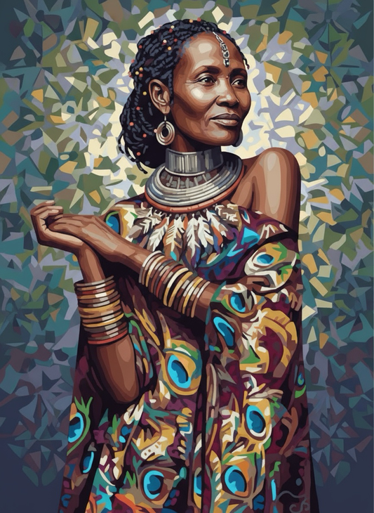 Shimmering Pattern Queen (120 Colors)