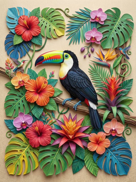 Tropical Toucan Harmony (120 Colors)