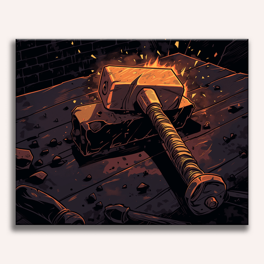 5 Magpies - Paint By Numbers Cities