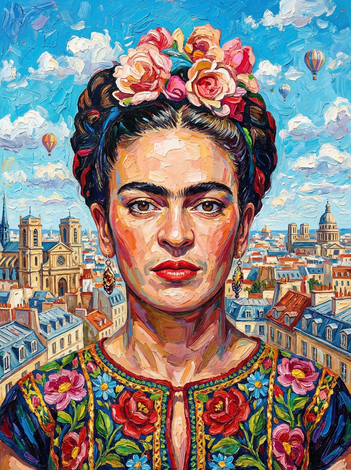 Frida Kahlo Portrait (80 Colors)