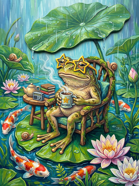 Frog Lily Pad Coffee Break (120 Colors)