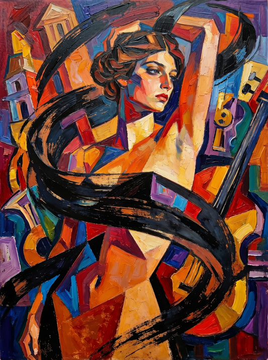 Geometric Abstract Figure (80 Colors)