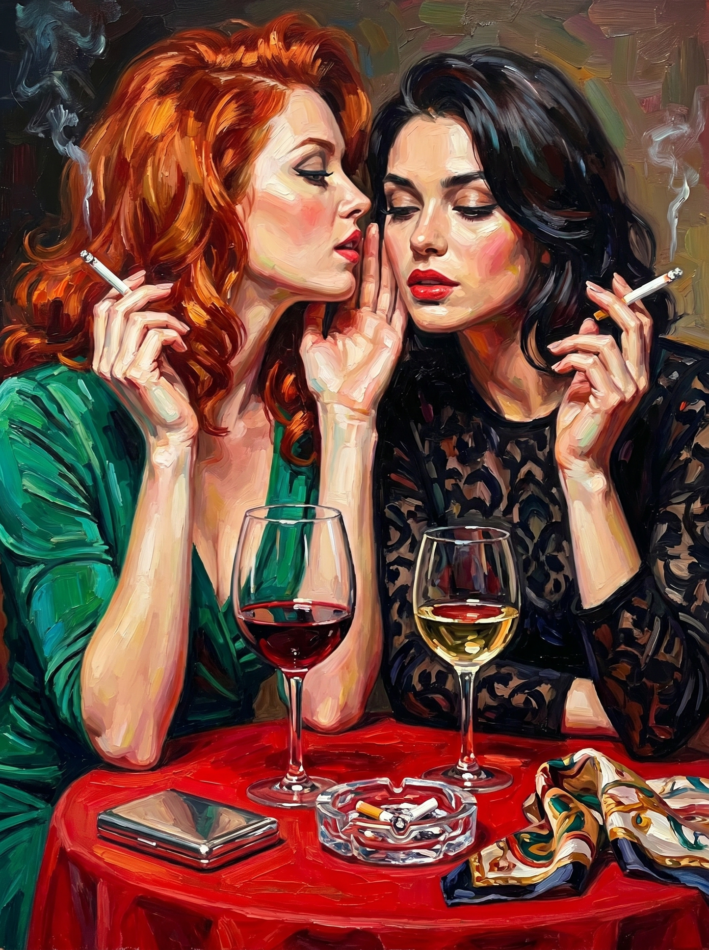 Girlfriends Wine Night Secrets (120 Colors)