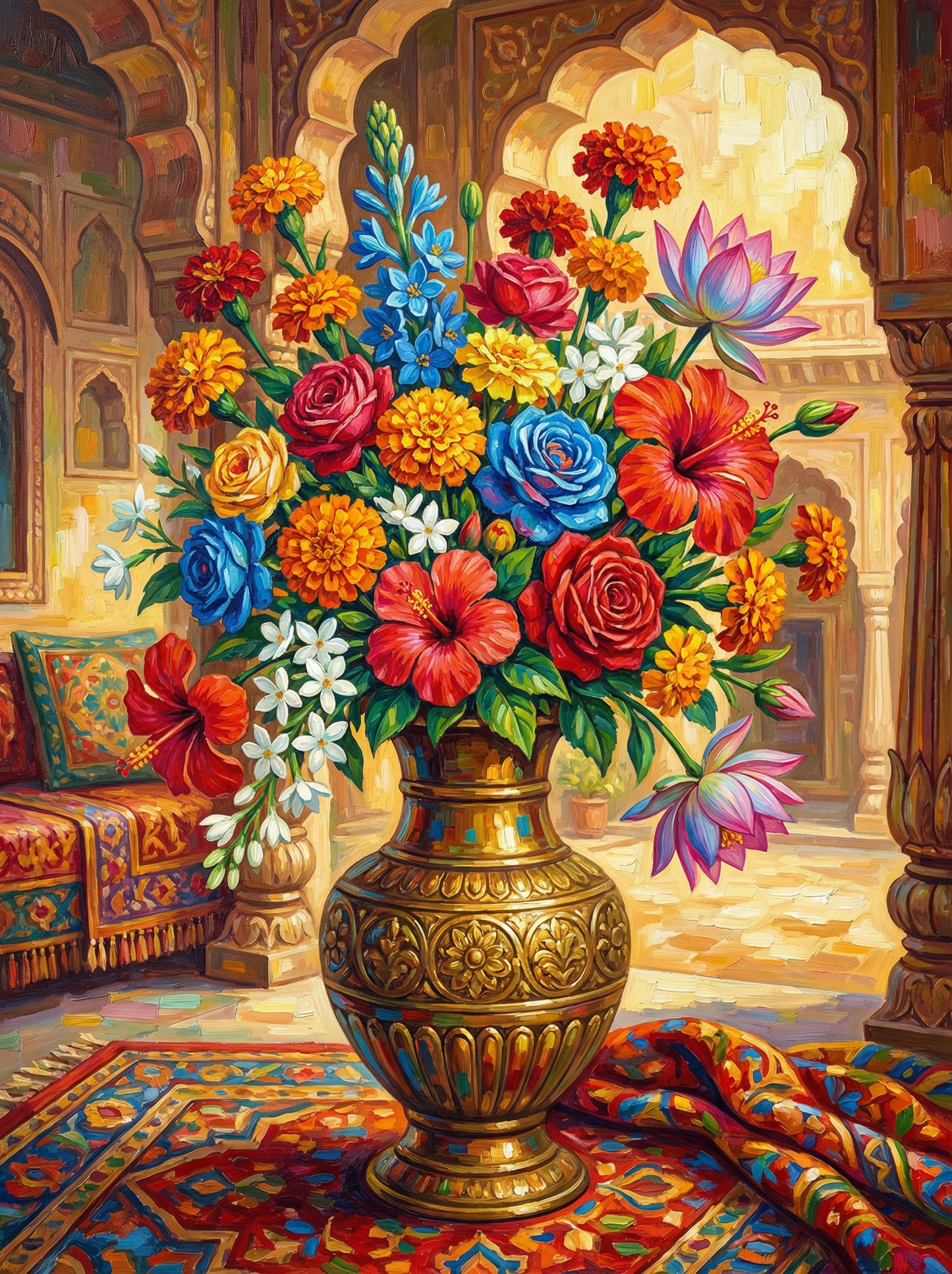 Golden Palace Arrangement (80 Colors)