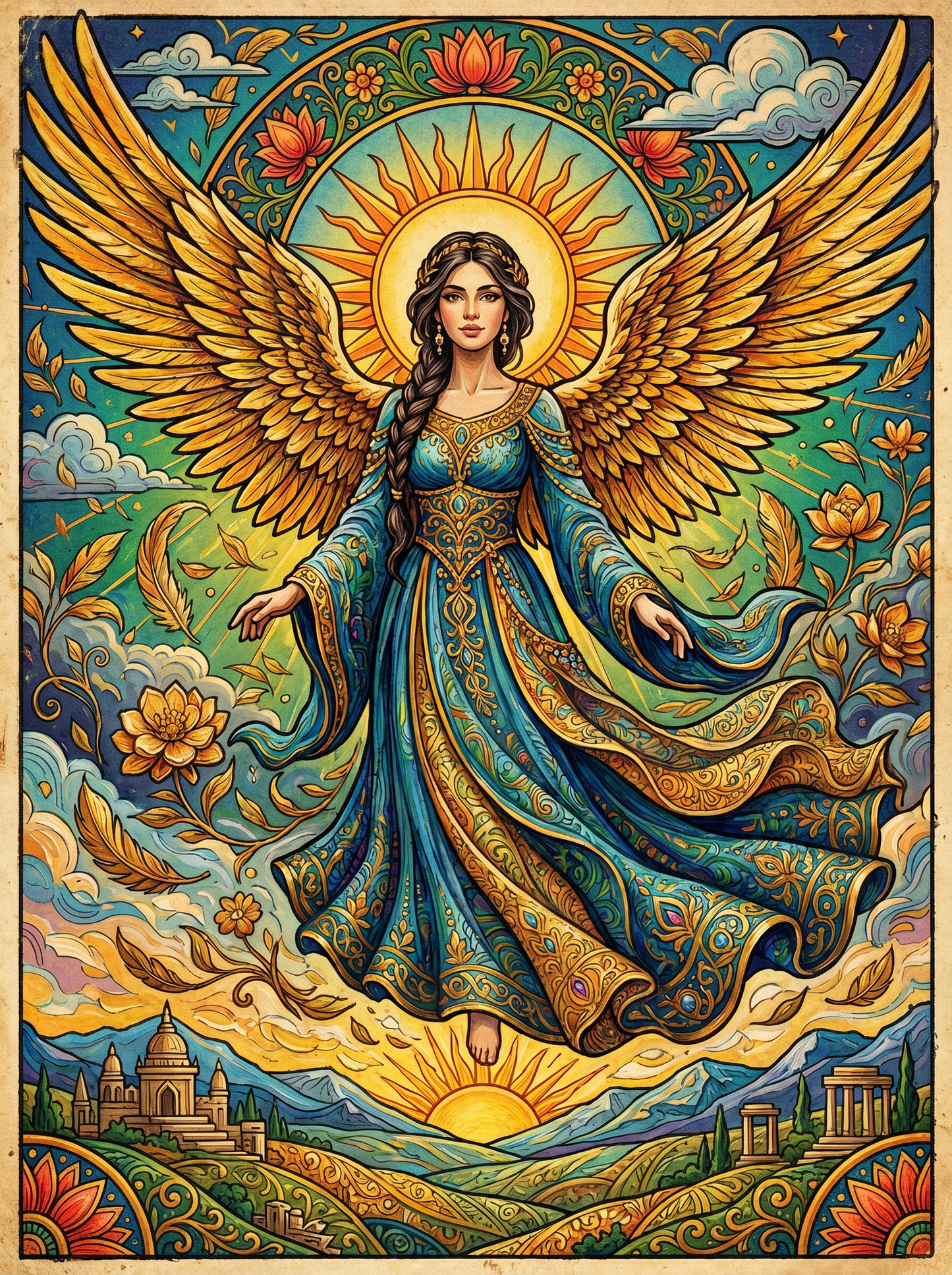 Golden Winged Angel (120 Colors)
