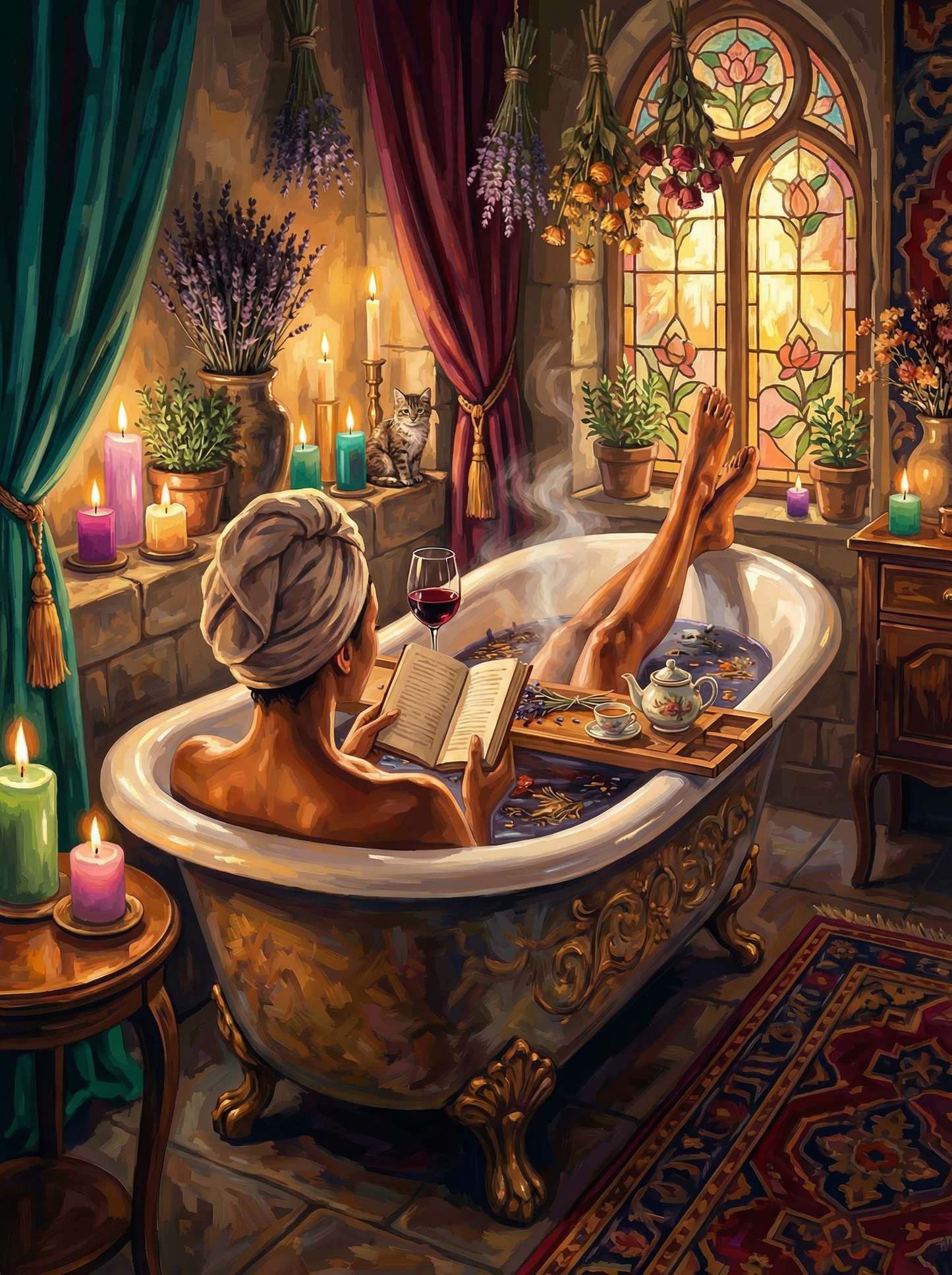 Gothic Bath Escape (80 Colors)