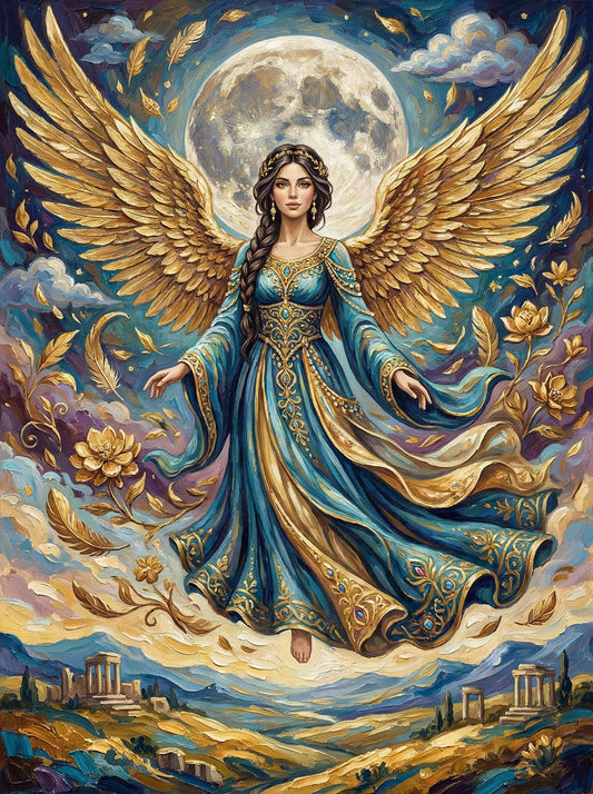 Heavenly Angel With Moonlight (80 Colors)