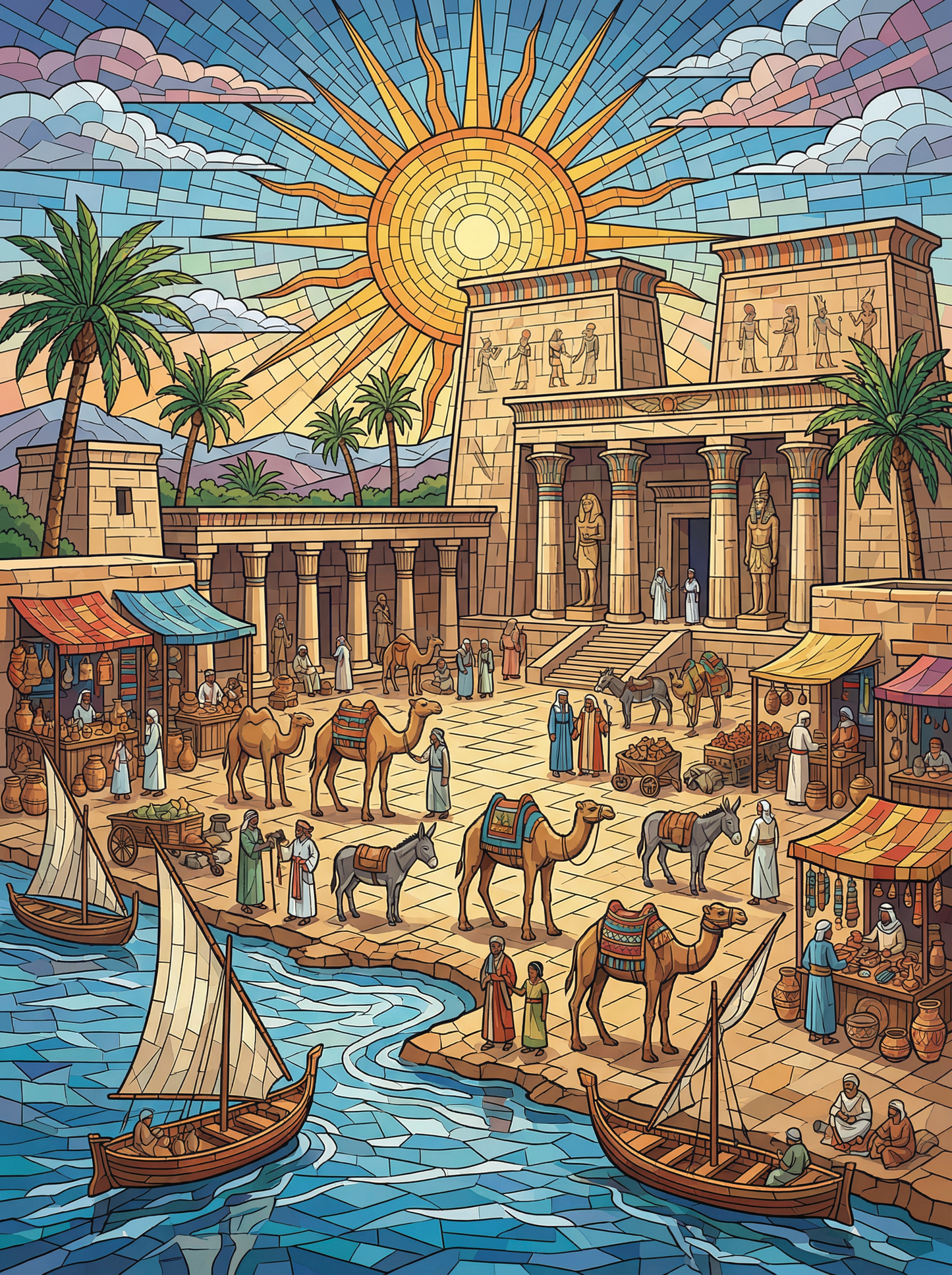 Golden Nile Marketplace (80 Colors)