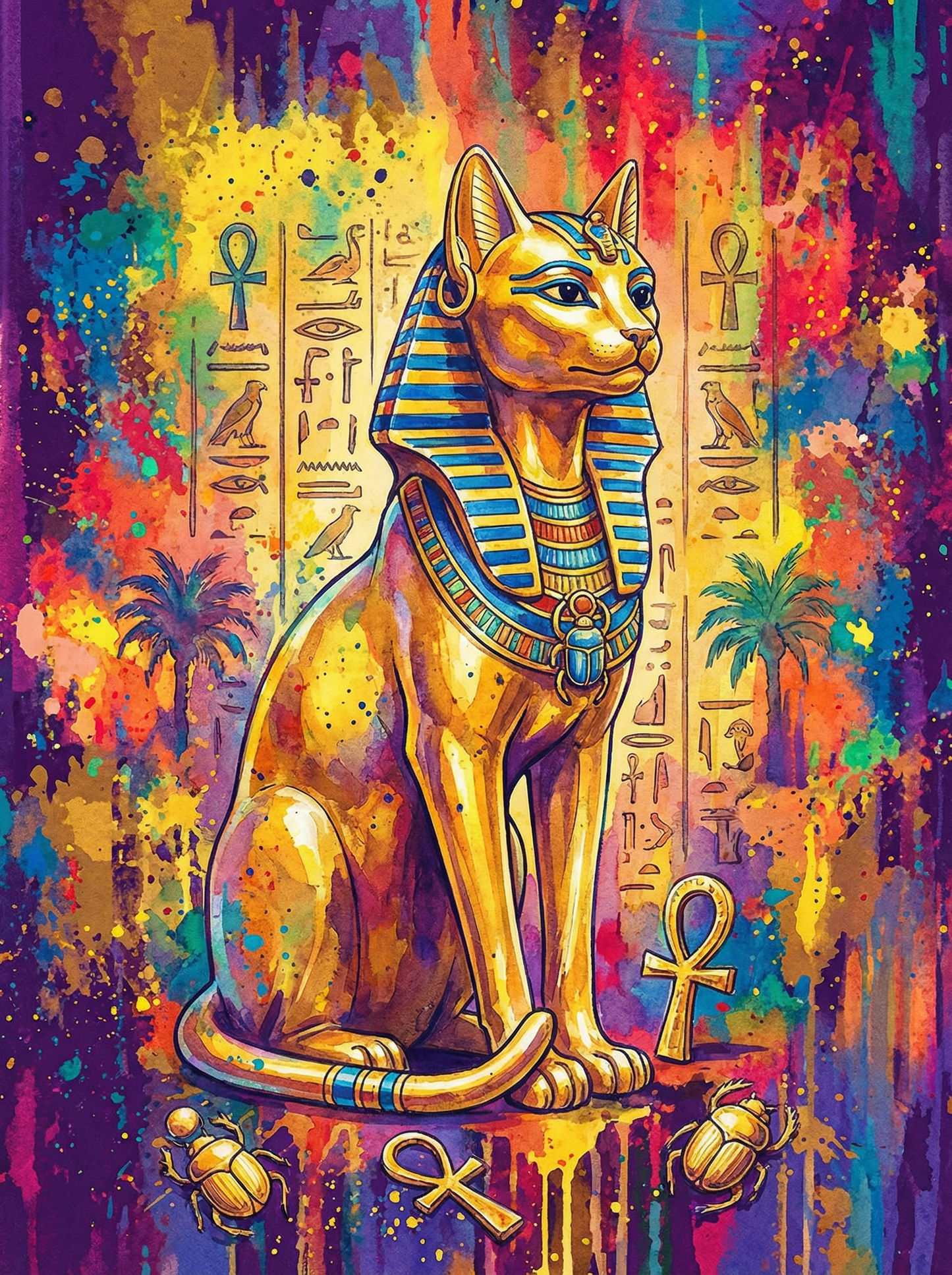 Sacred Bastet Guardian (120 Colors)