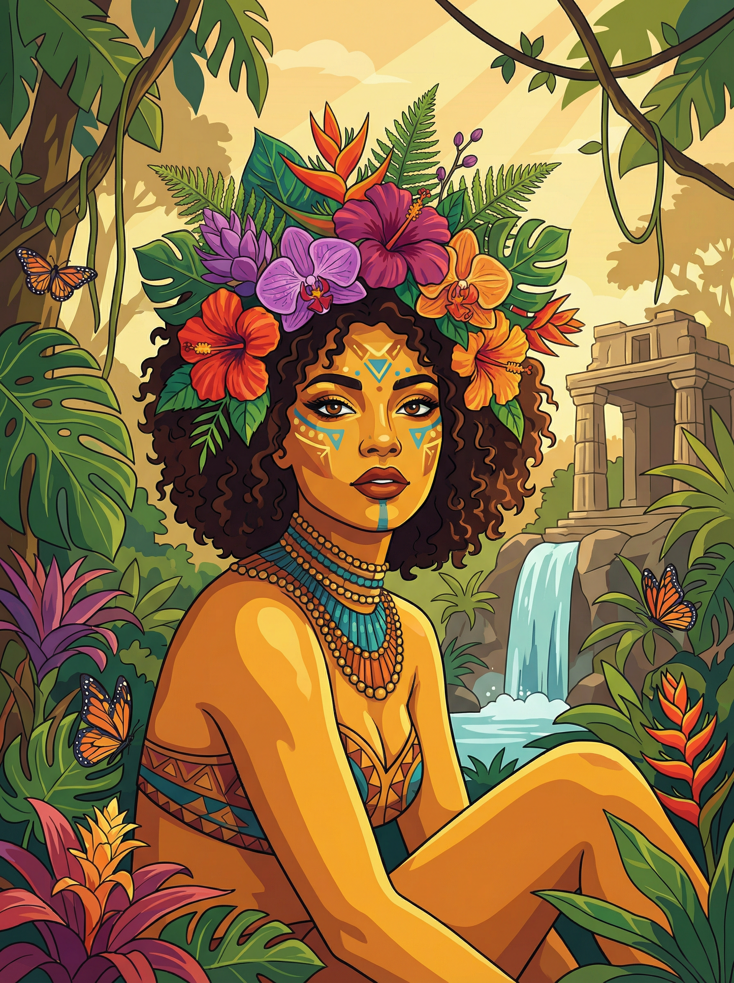 Jungle Sun Priestess (120 Colors)