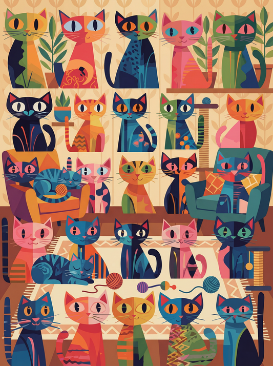 The Cat Collector’s Room (120 Colors)