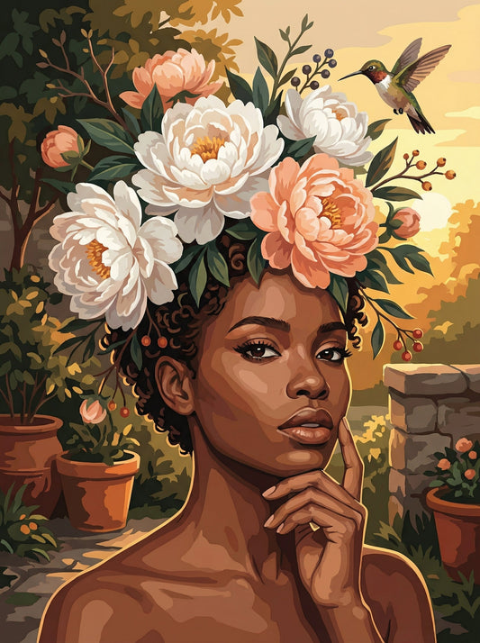 Golden Peony Grace (120 Colors)