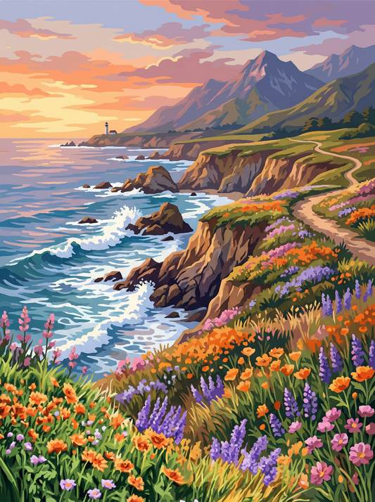 Coastal Wildflower Path (120 Colors)
