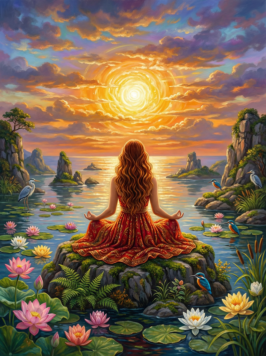 Golden Lotus Awakening (120 Colors)