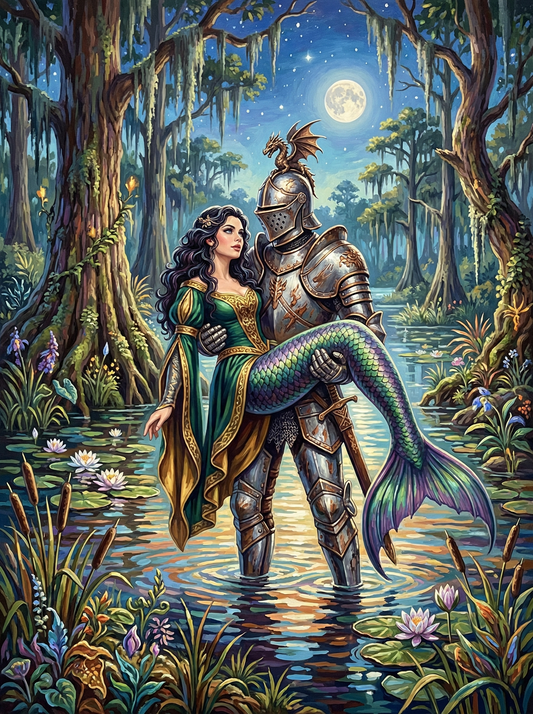 The Knight and the Mermaid (120 Colors)
