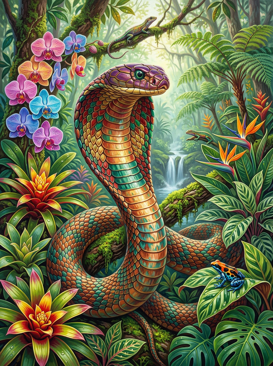 Rainbow Cobra Guardian (80 Colors)