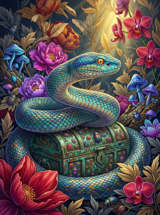 Emerald Treasure Snake (120 Colors)