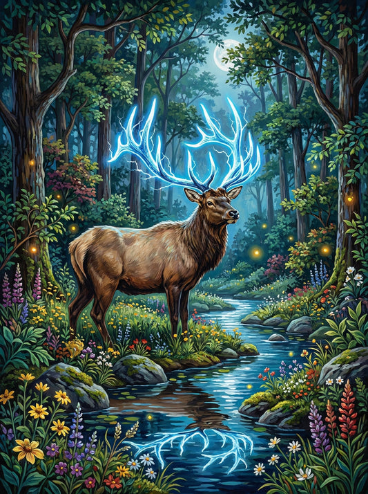 Moonlit Ember Stag (80 Colors)