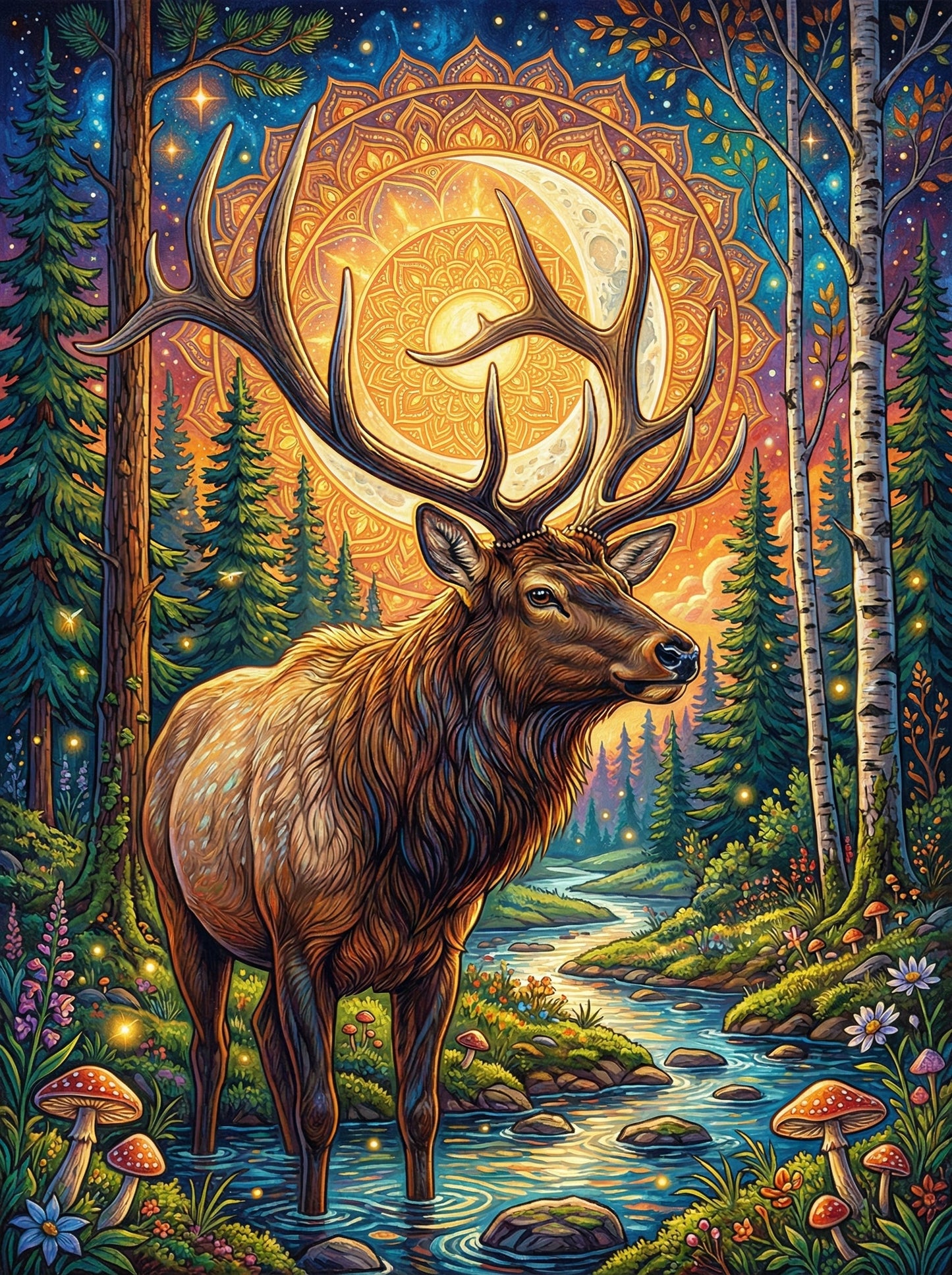 Celestial Sunhart Elk (120 Colors)