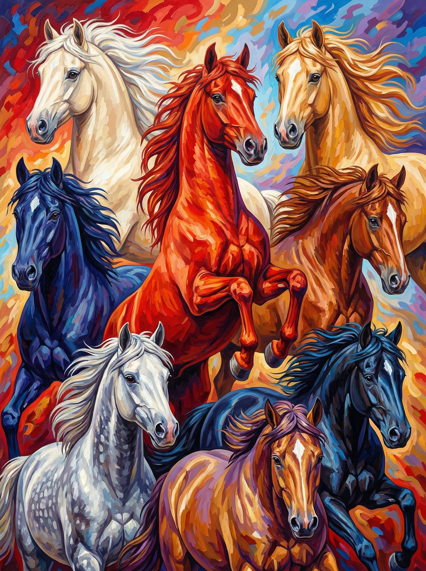 Wildfire Seven Stallions (120 Colors)