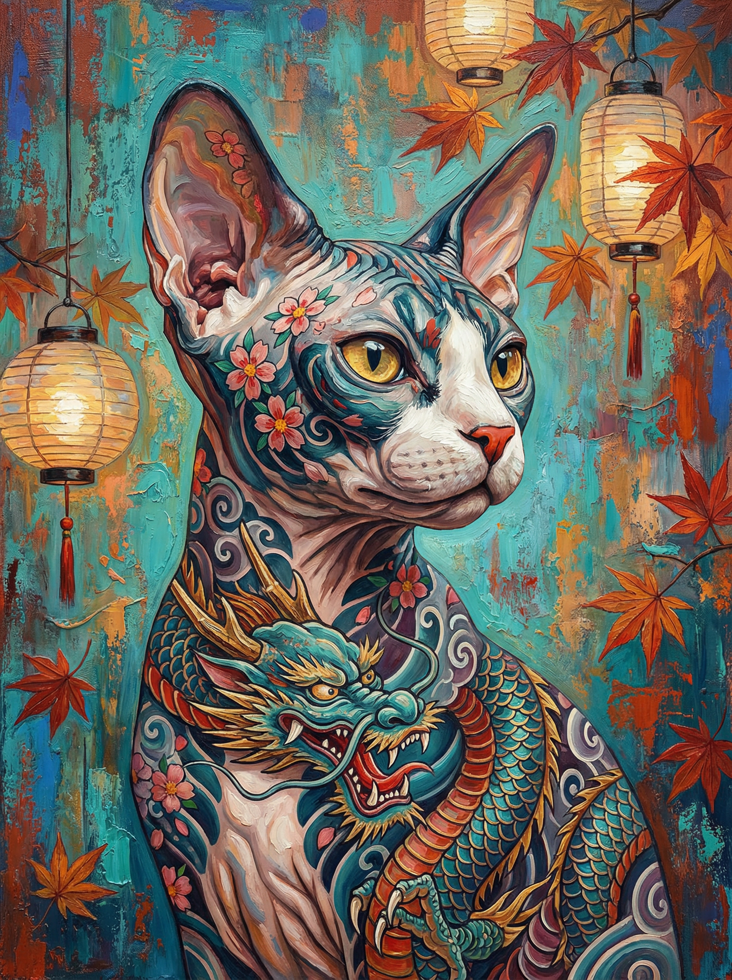 Lantern Dragon Sphynx (80 Colors)