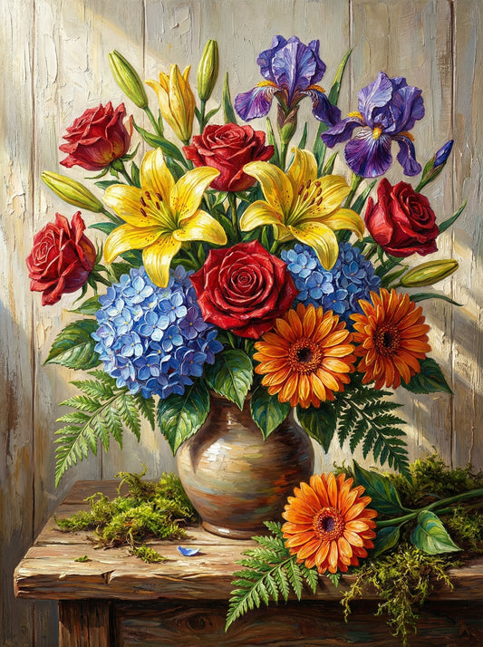 Sunlit Garden Bouquet (120 Colors)