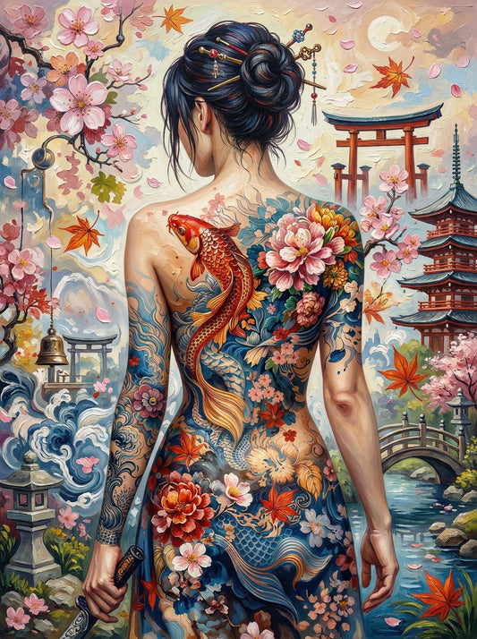 Koi Tattoo Serenity (120 Colors)