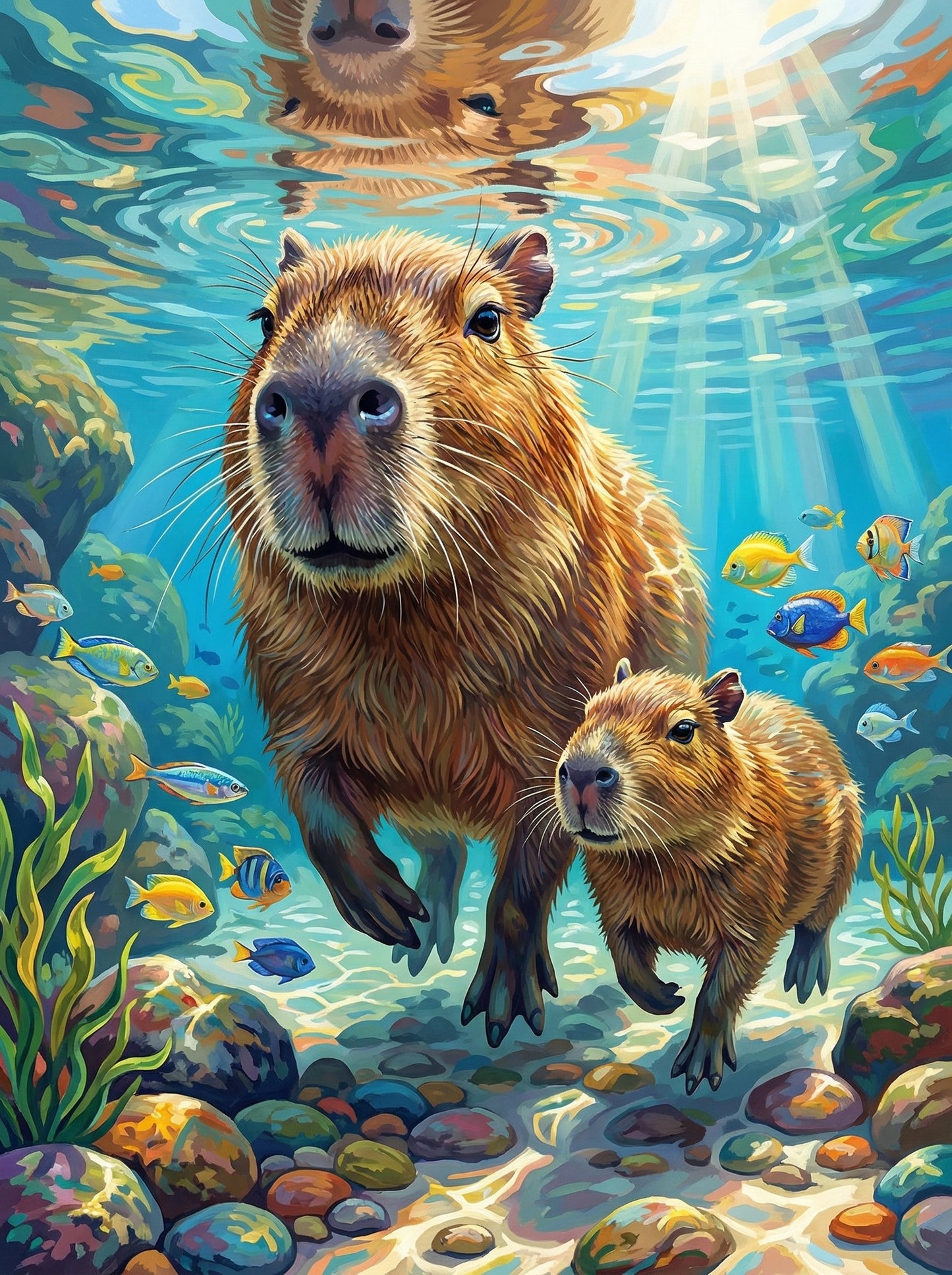 Capybara Coral Voyage (120 Colors)