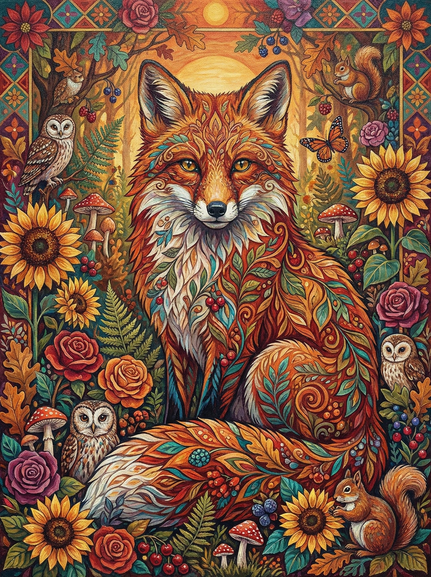 Autumn Garden Fox (120 Colors)