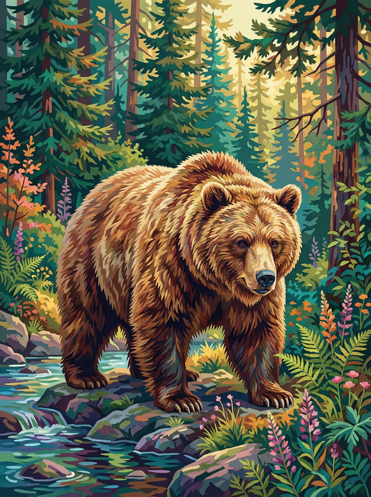 Woodland Stream Bear (120 Colors)