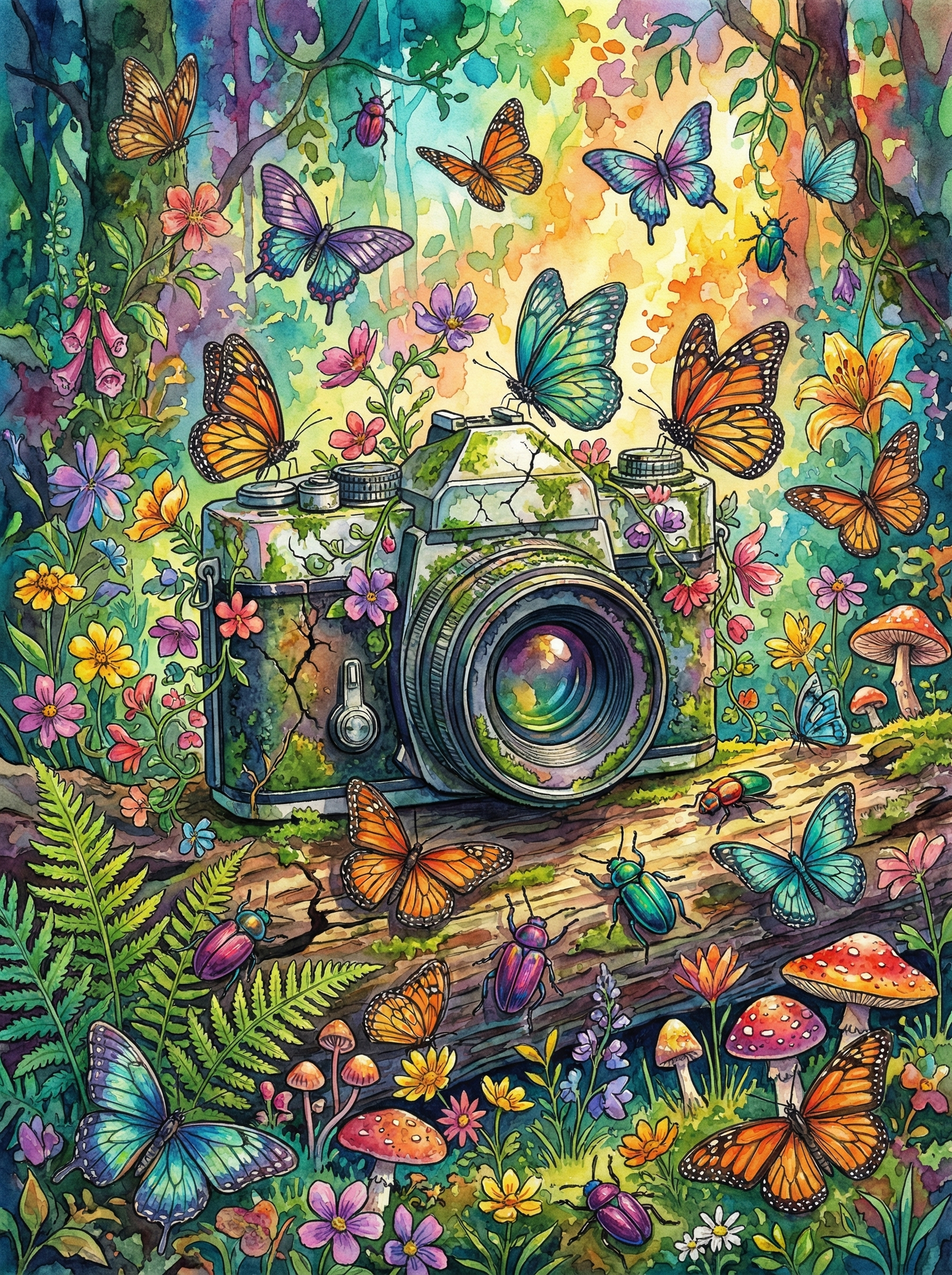 Enchanted Butterfly Camera (80 Colors)