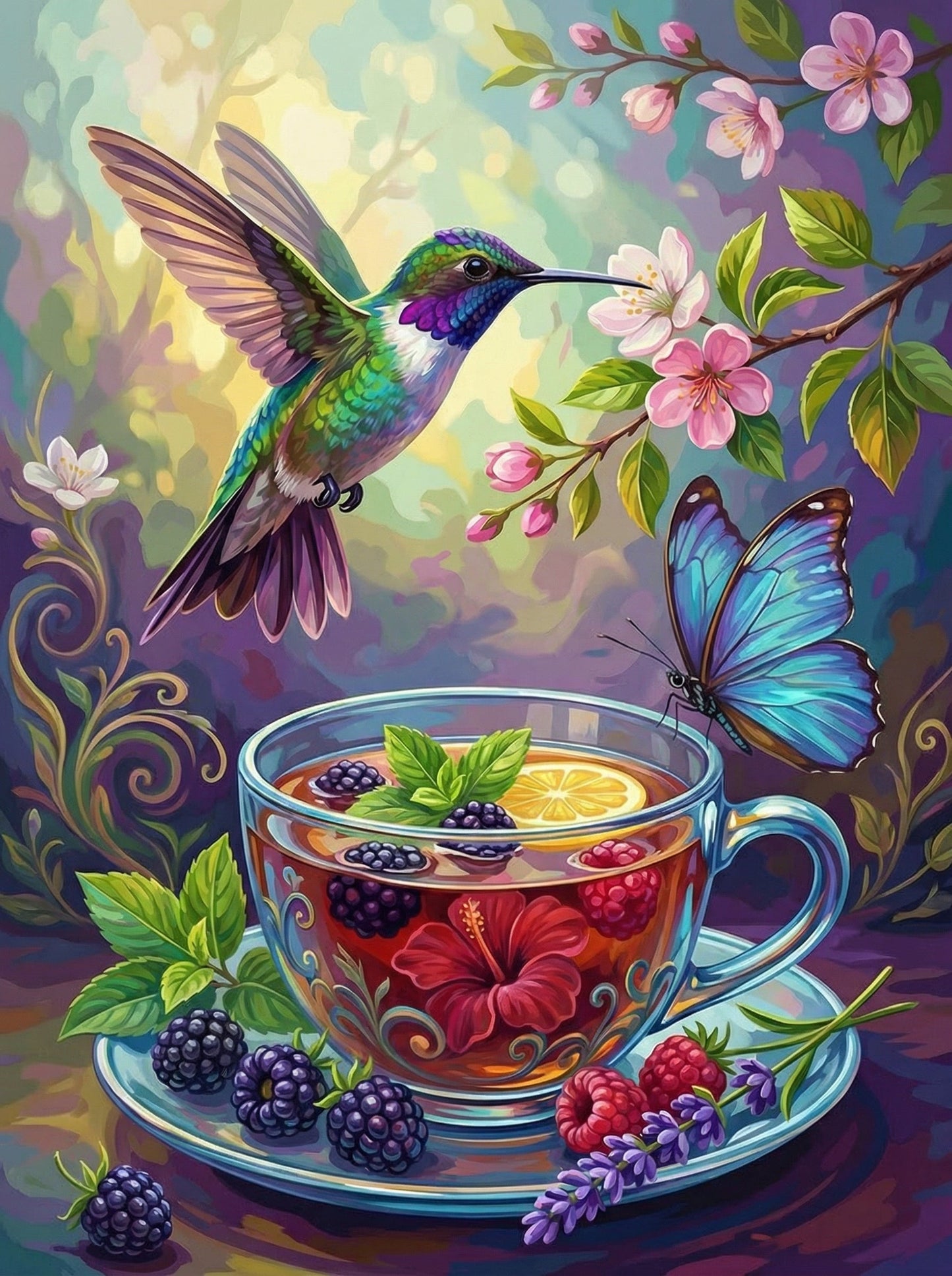 Hummingbird Berry Tea (120 Colors)