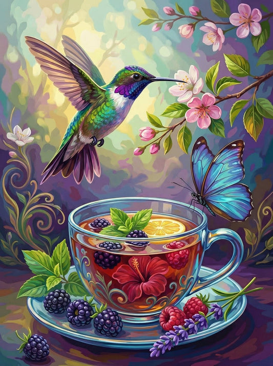 Hummingbird Berry Tea (80 Colors)