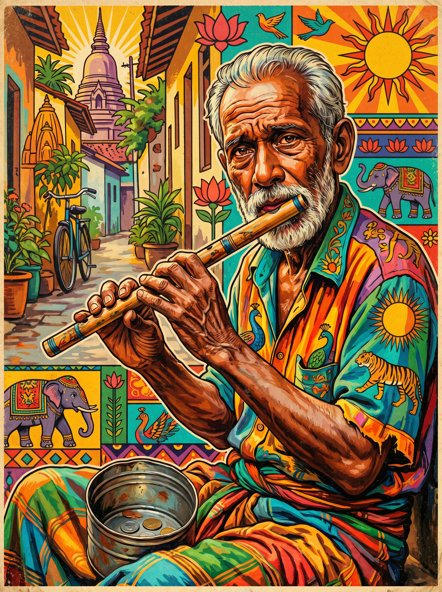 Indian Flute Elder (120 Colors)