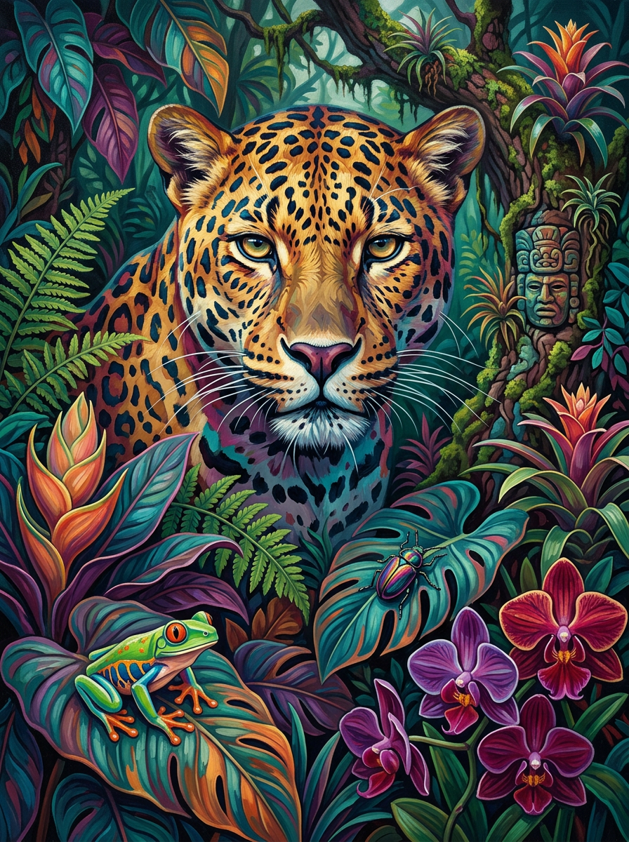 Jungle Leopard Mystique (120 Colors)
