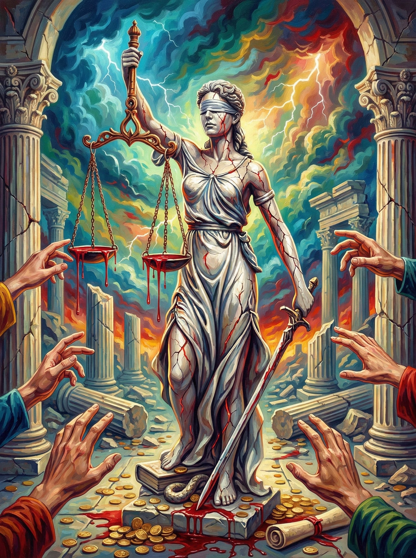Lady Justice Coins Storm (80 Colors)