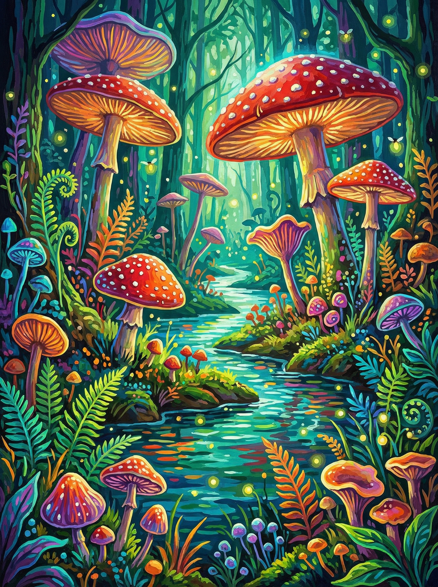 Luminous Forest Stream (120 Colors)