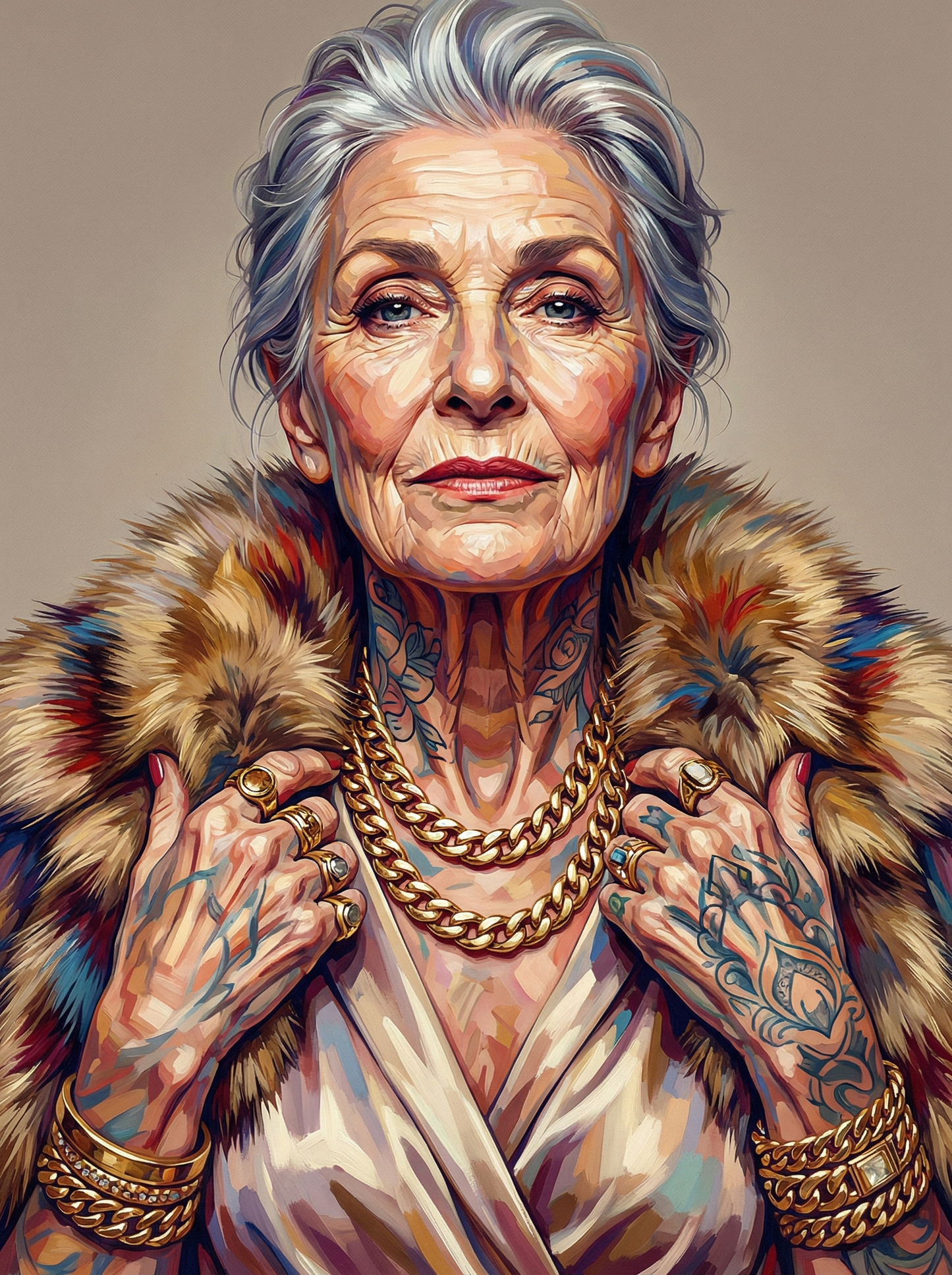 Luxe Fur And Gold (120 Colors)