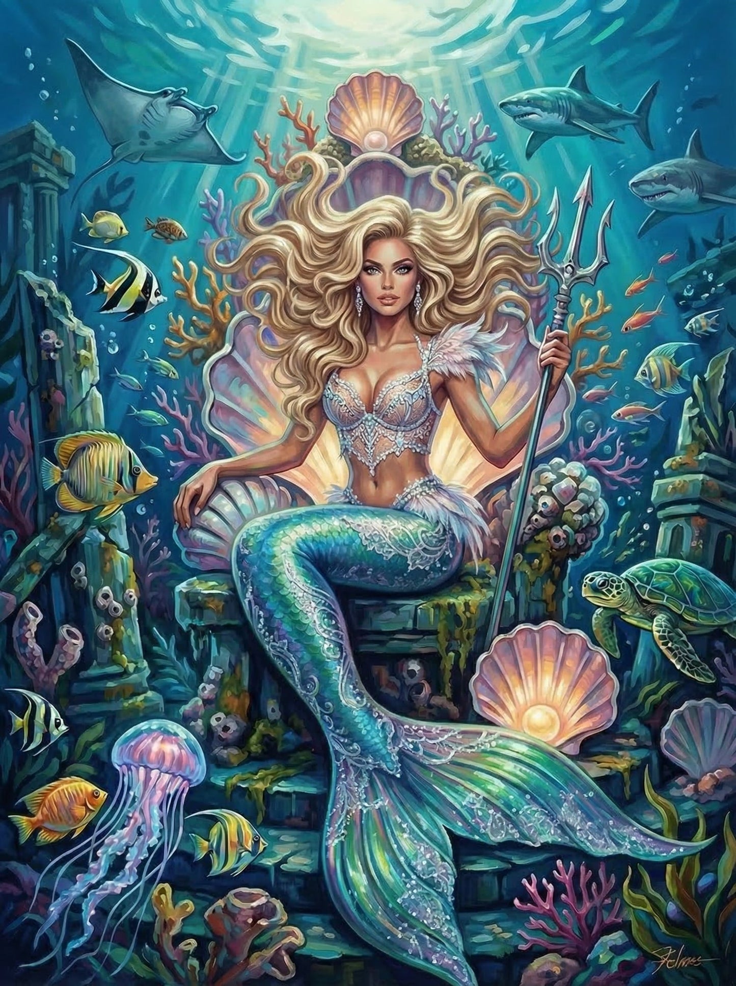 Magical Mermaid Ocean Treasure (120 Colors)