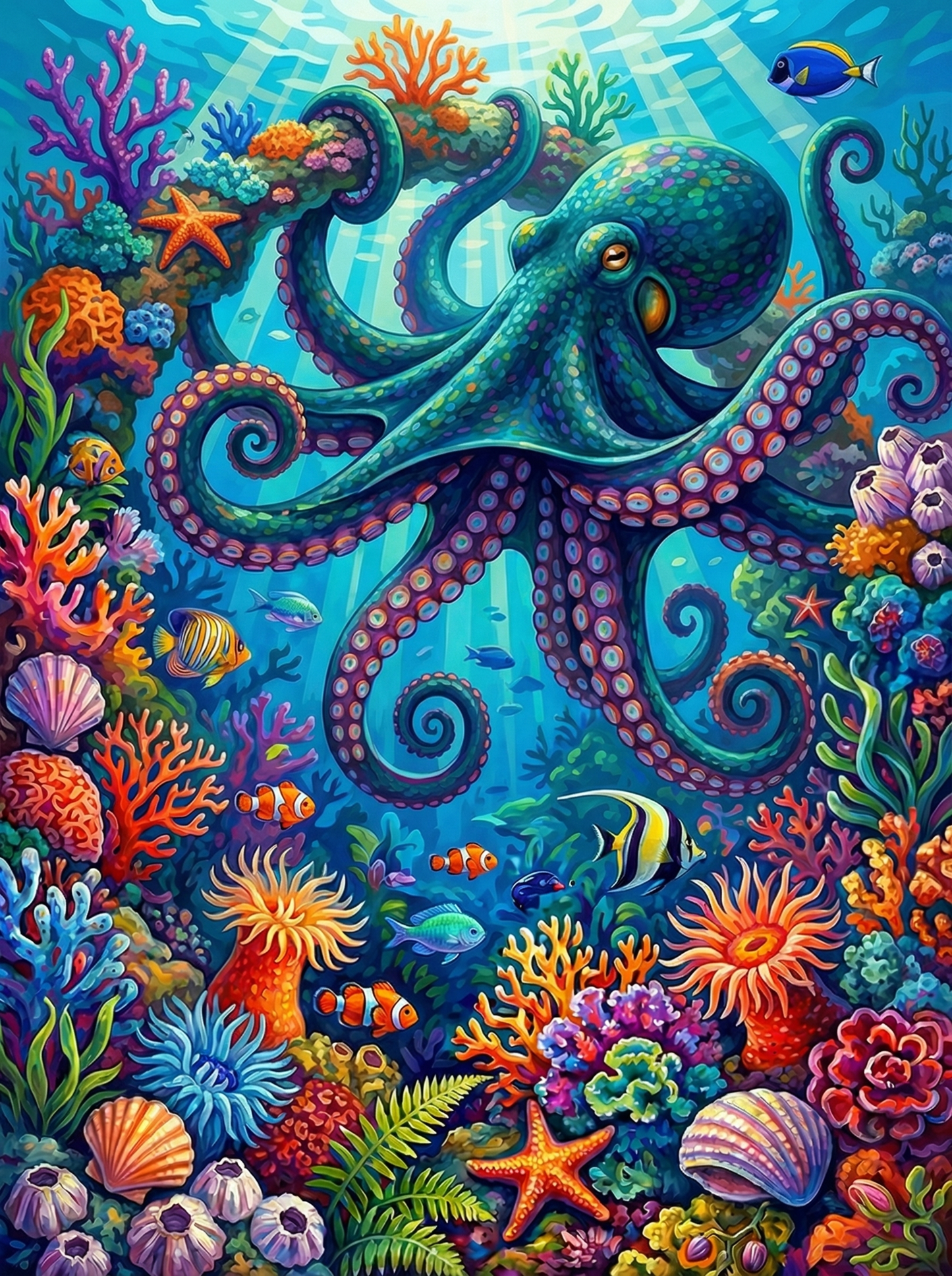 Magical Ocean Octopus (120 Colors)