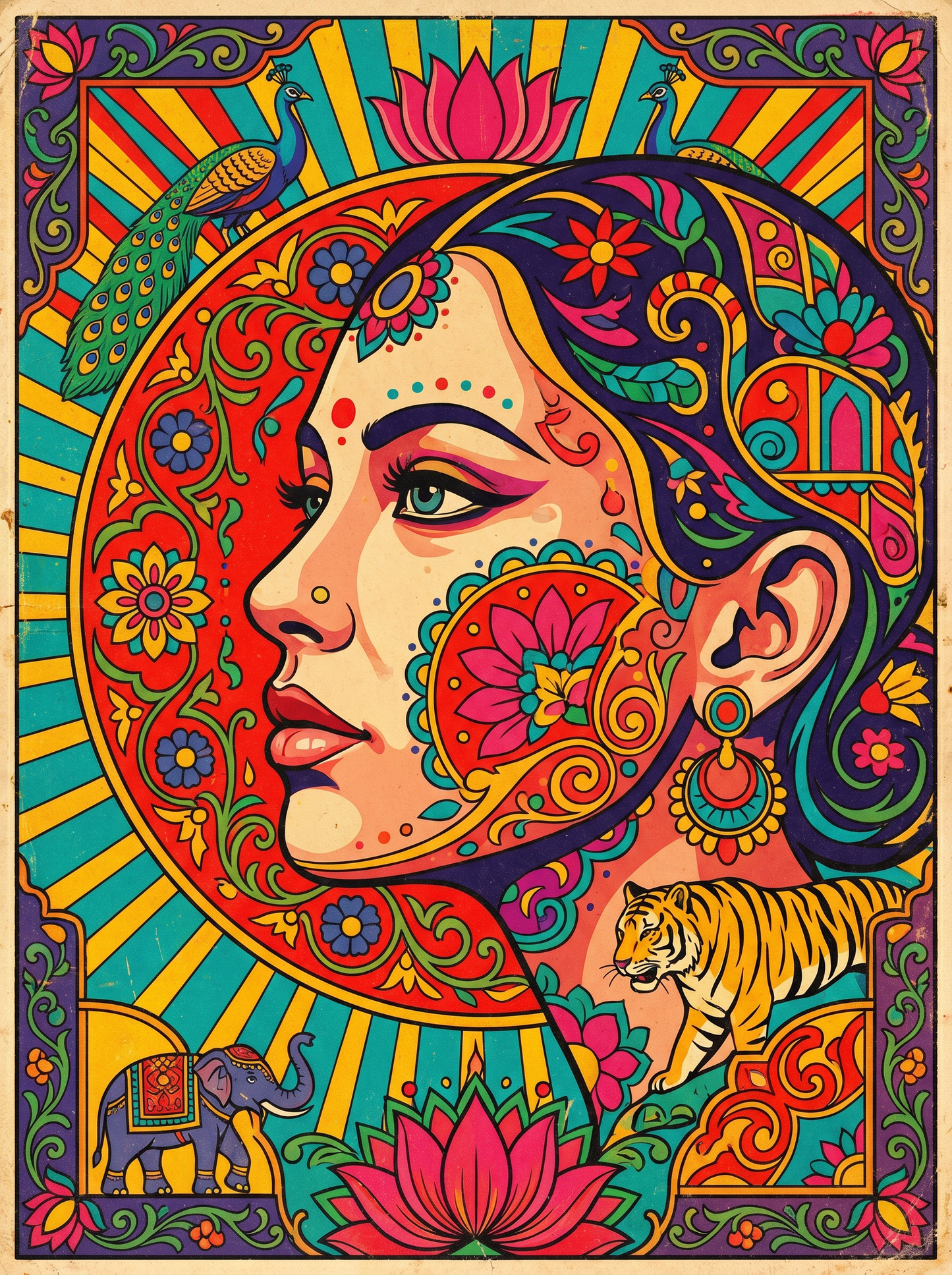 Mandala Sun Profile (120 Colors)