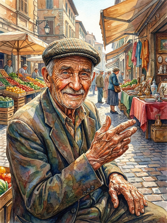 Market Square Vendor (120 Colors)