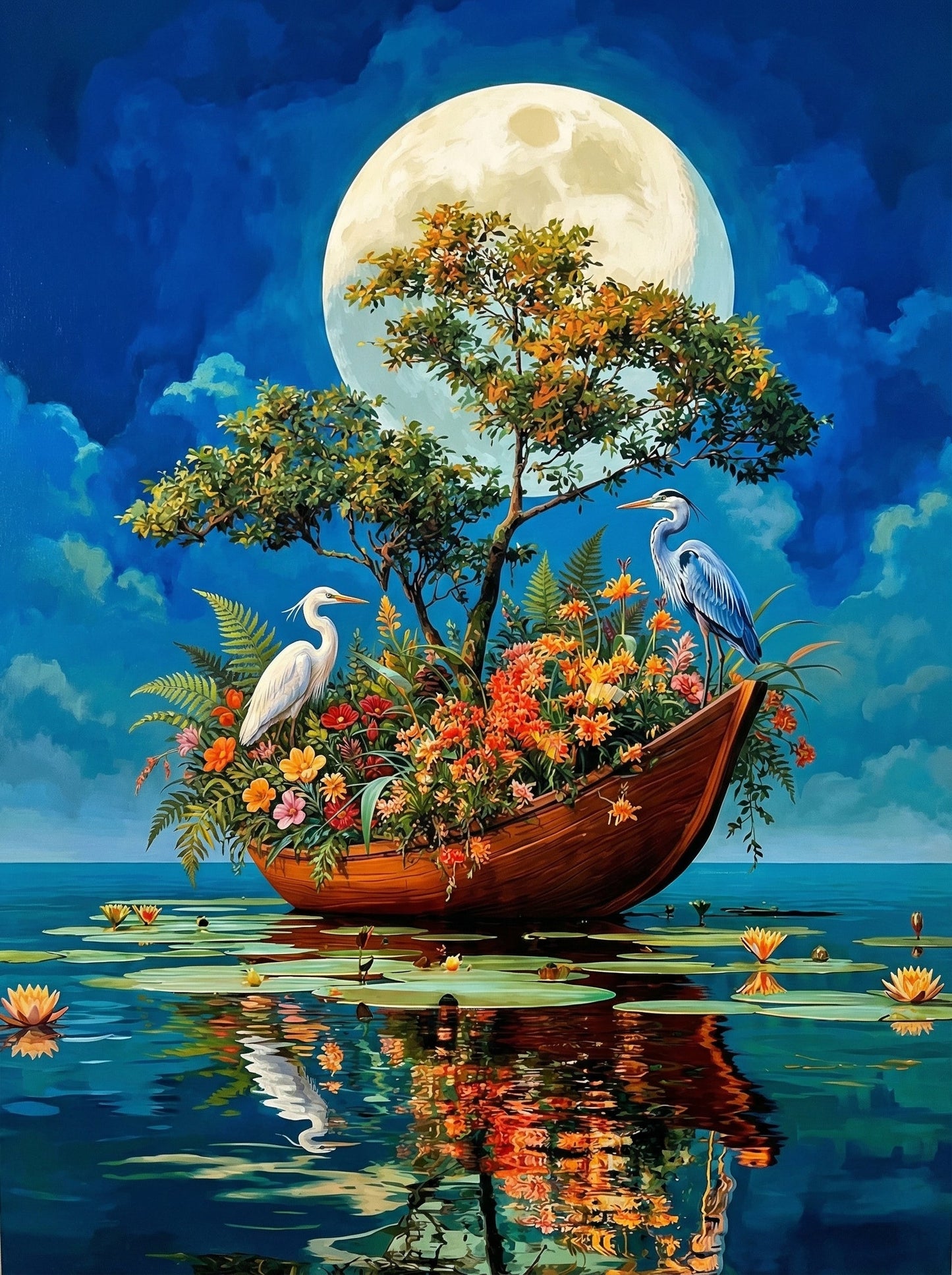 Moonlight Heron Sanctuary (80 Colors)