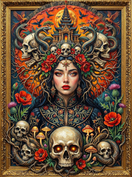 Mystical Skull Crown (80 Colors)