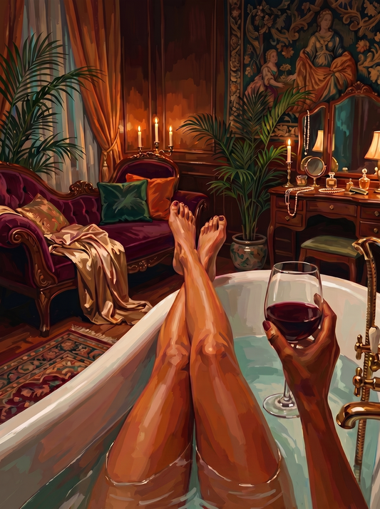 Opulent Manor Bath View (120 Colors)