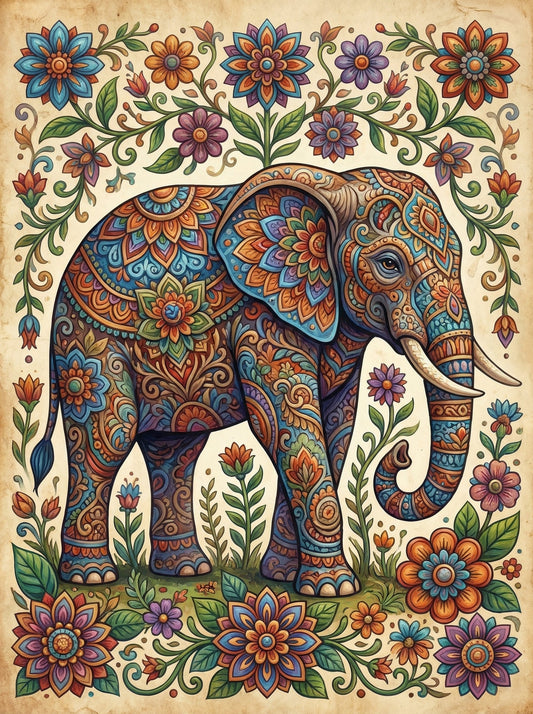 Ornate Elephant Blessings (120 Colors)