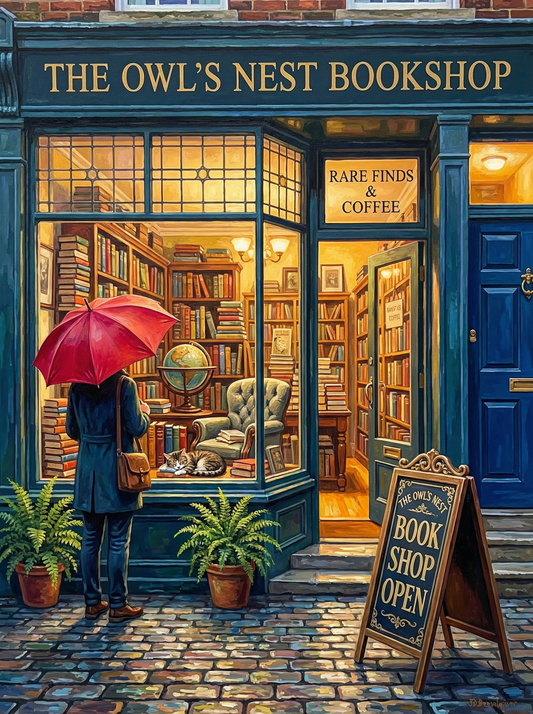 Owls Nest Bookshop (80 Colors)